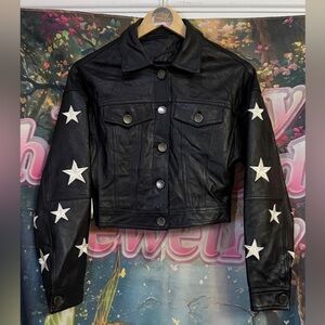 Black Leather  Jacket